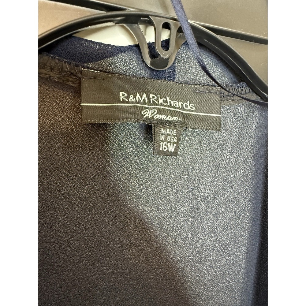 R&M Richards Navy Maxi Dress with Embellishments - Picture 10 of 12